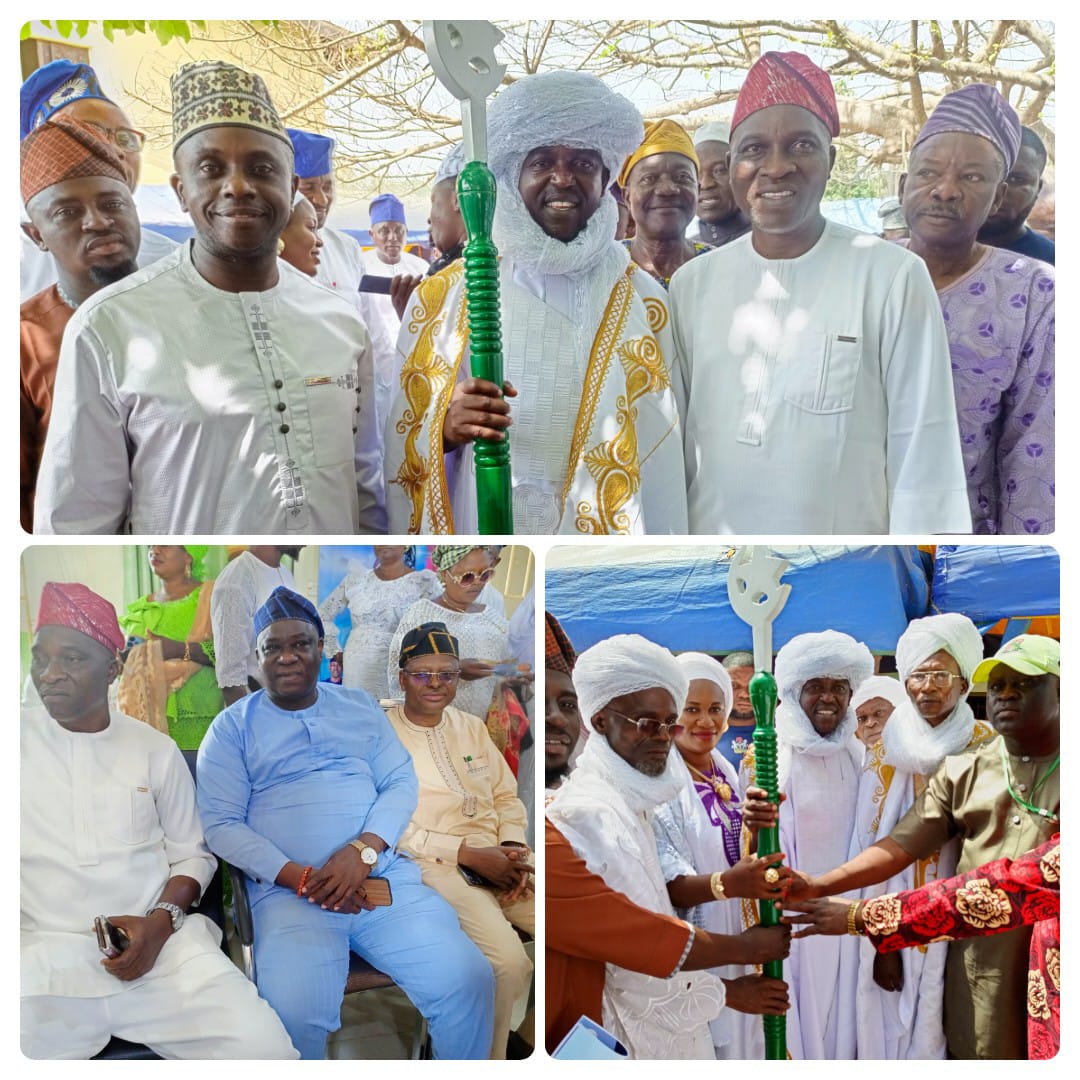 Sangodoyin, Double T, Adeleke, Azeez, Eminent Personalities Storm Oluyole As League Of Imams and Alfas Turbans Olatunji