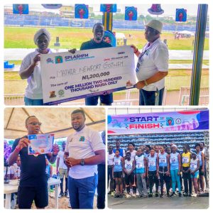 Winner takes home ₦1.2m, others bag cash prizes at 12th Splash FM City Marathon